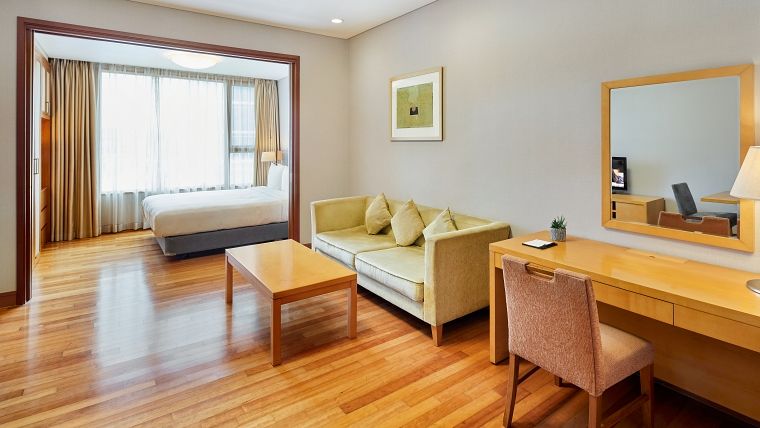 Apartment Types South Korea Seoul Somerset Palace 1BRM DLX Double Living Room