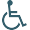 Others WheelchairIcon Blue