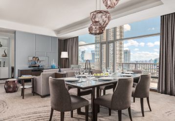 Ayala Tower Ascott Makati Penthouse Living Room