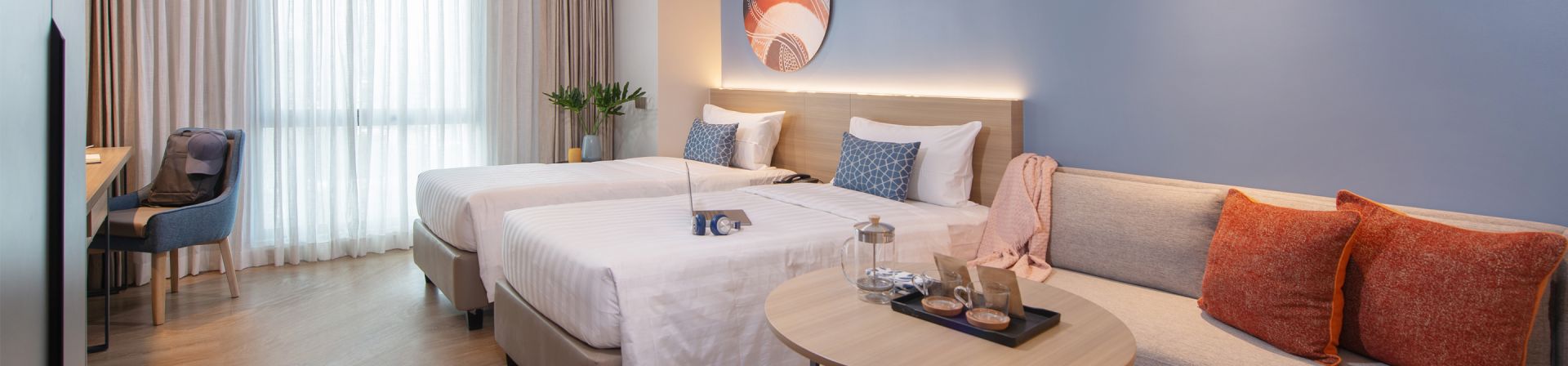 单间尊贵双床房