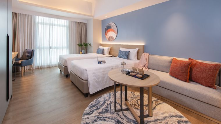 单间尊贵双床房