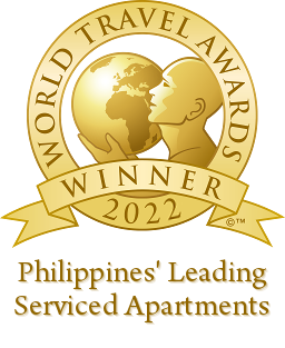<strong>Philippines' Leading Serviced Apartment 2022</strong></br><strong>World Travel Awards</strong>