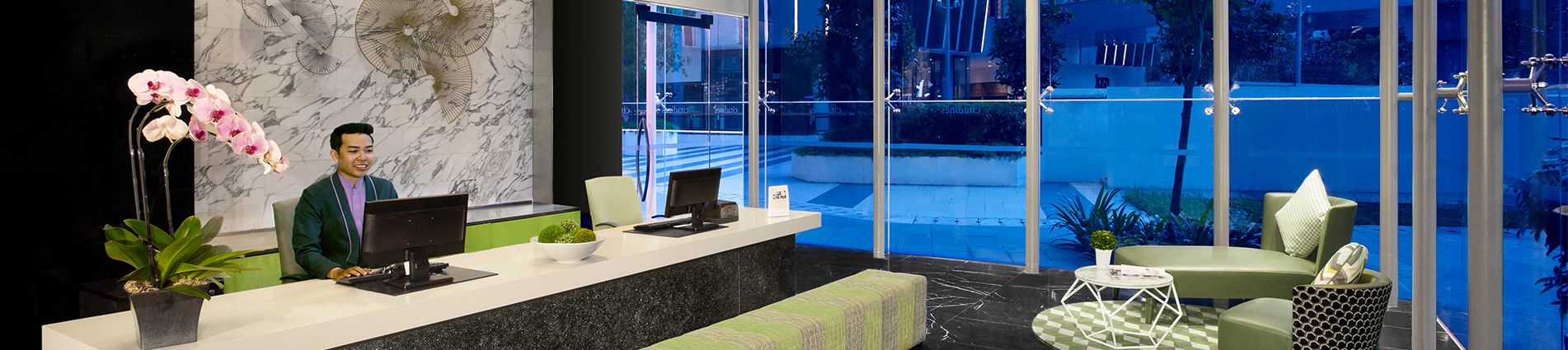 Overview Citadines Fusionopolis Singapore Lobby