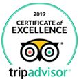 <strong>Certificate of Excellence 2019 </strong></br>TripAdvisor