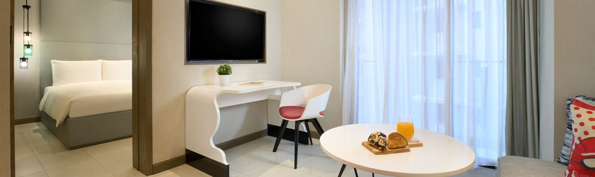 新加坡奥克伍德尚轩酒店公寓一居室高级公寓