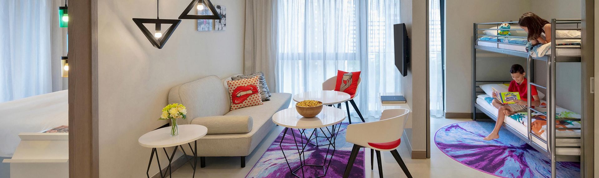 新加坡奥克伍德尚轩酒店公寓二居室家庭豪华公寓