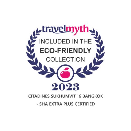 <strong>Travelmyth Award 2023</strong></br>Citadines Sukumvit 16 Bangkok has been awarded the Eco-Friendly Collection 2023