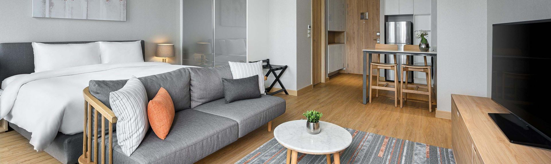 曼谷奥克伍德优阁酒店公寓行政单间公寓