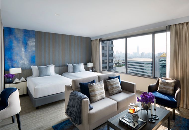 Studio Executive_Twin Bedroom and Living Area