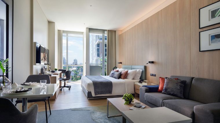 Apartment Types Somerset Sukhumvit Thonglor Bangkok Studio Deluxe