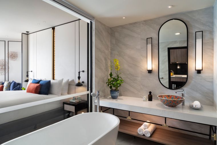 Apartmenttypes SR Thailand Pattaya Som Pattaya Studio Pre Bathroom LR