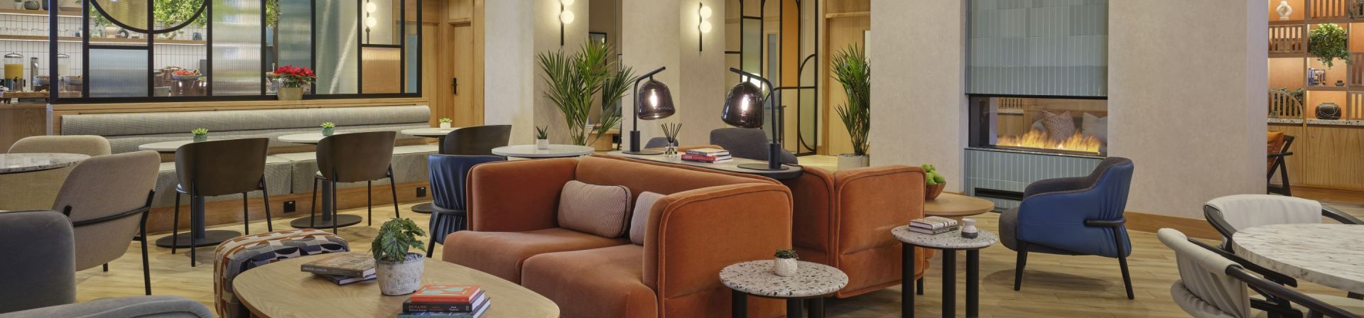 Lounge at apart hotel Citadines Holborn Covent Garden London 