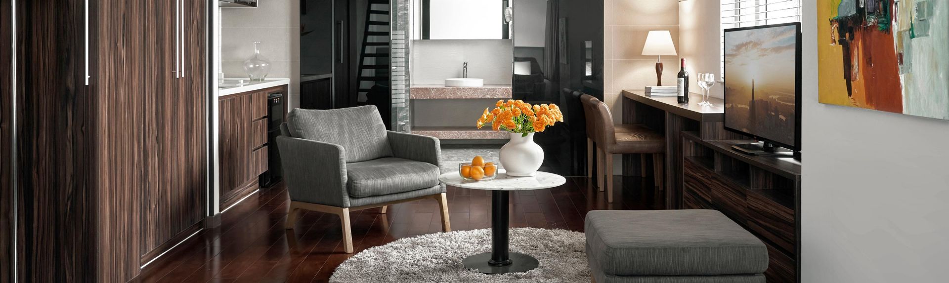 Oakwood Hotel Apartments Saigon Studio Deluxe Queen Banner Desktop